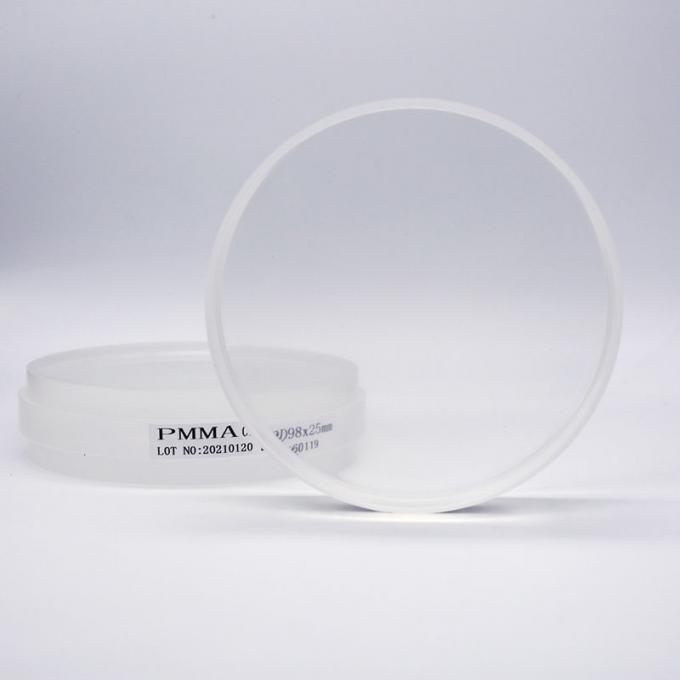 Открытый зубоврачебный ясный диск PMMA имплантирует материал для зубоврачебной лаборатории