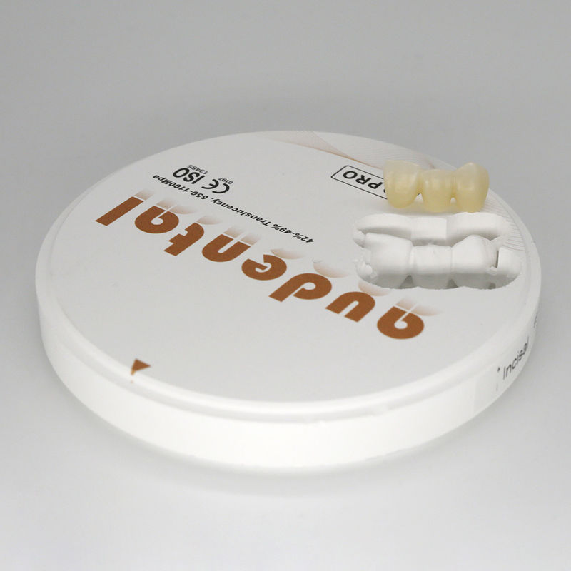 650-1100Mpa Стоматологический цирконовый блок Vita16 Bleach4 Цвет OEM/ODM