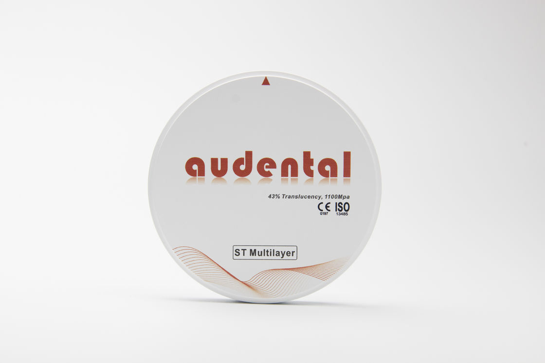 Dental Lab Fast Processing ST Multilayer Zirconia Blank No Coloring Needed for Restoration