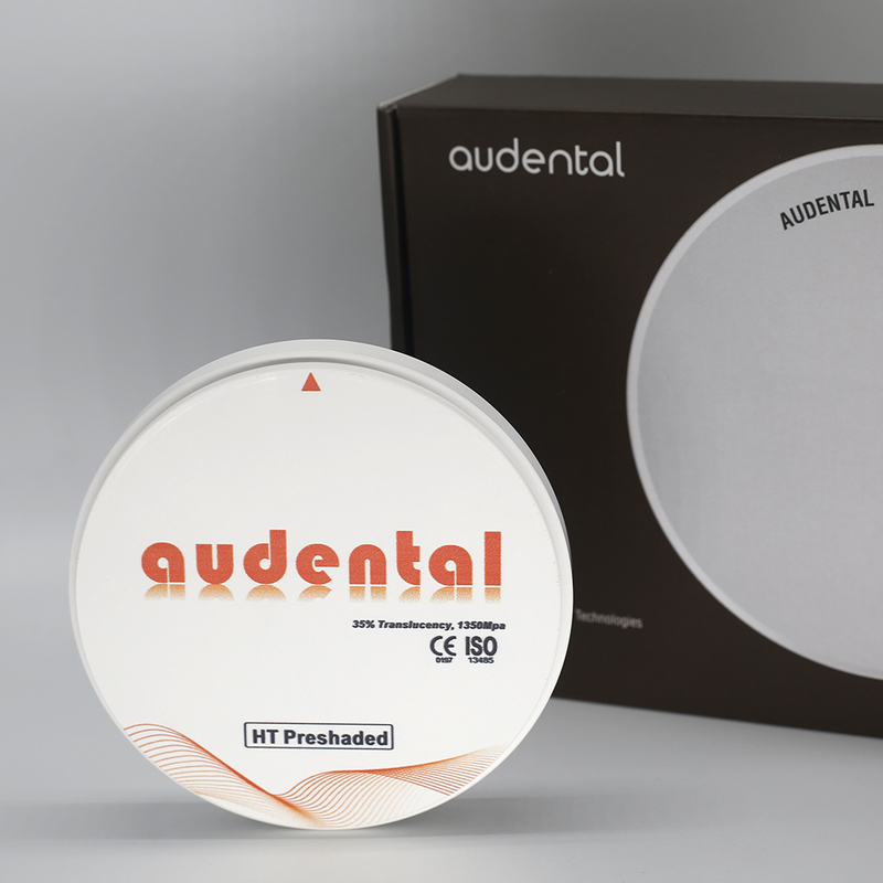 Audental HT/DHT Белый 16 Цветные жидкости Циркония Блоки Стоматологическая лаборатория CAD CAM Система Фабричная цена Стоматологическое расходное стоматологическое Циркония