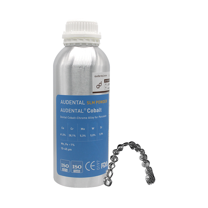 Audental CoCr SLM Порошок Высокочистый кобальт-хромовый сплав для стоматологической 3D-печати металлом и лазерного спекания