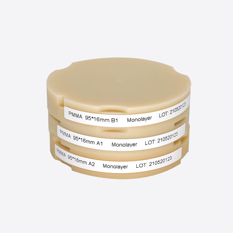 Прочный и водостойкий розовый блок PMMA-A2 для стоматологии для прочных и надежных реставраций