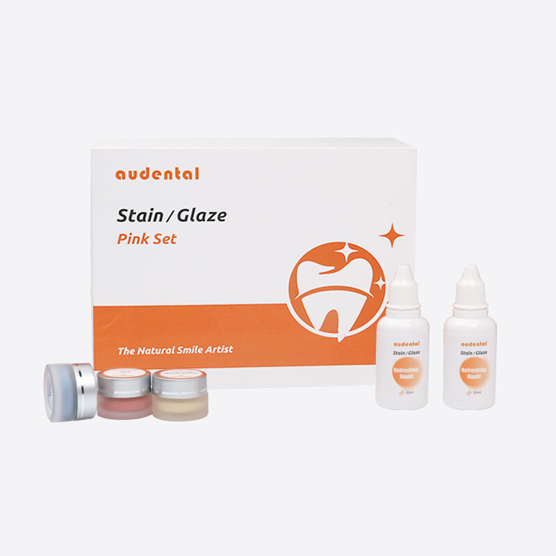 Стоматологическое лабораторное оборудование с наборами красителей и глазури, которые поддерживают рабочий процесс и точную эстетическую обработку для цельноциркониевых конструкций