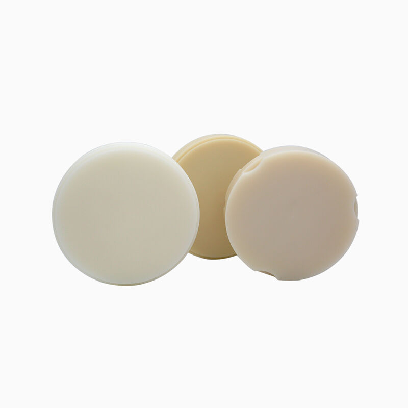 Стоматологический блок ПММА с прочностью на изгиб 150 МПа и плотностью от 132 до 151 г/мл, идеально подходящий для стоматологических реставраций