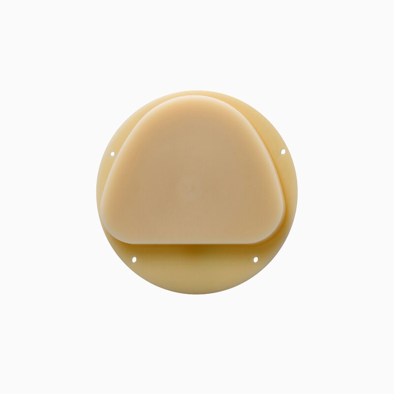 Стоматологический блок ПММА розовый А2 для базиса протеза, оттенок десны. Используется для временных коронок, мостов, каркасов полных протезов. Размер для фрезерования 98 мм, 95 мм