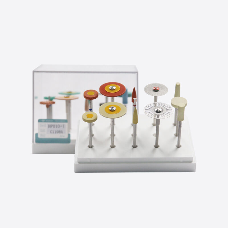 Профессиональный алмазный стоматологический бор для полировки циркония, ПММА, воска с сертификатом CE и пятью