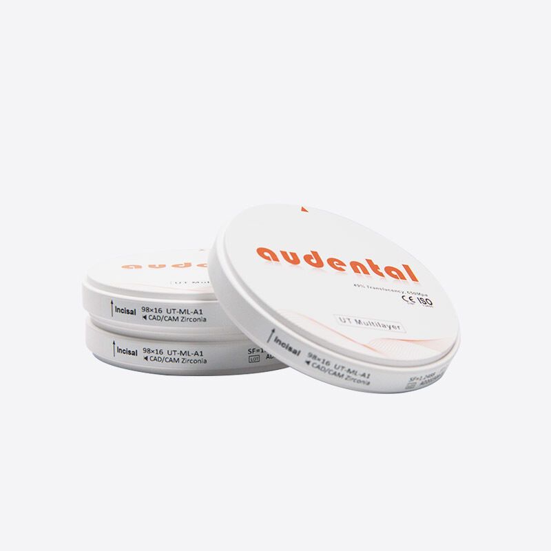 Многослойный цирконовый блок, предлагающий сбалансированную прочность и высокую прозрачность для передних и задних зубных приложений