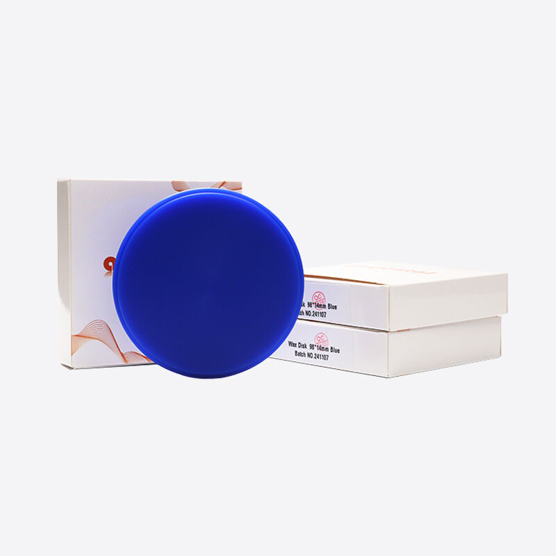 Прочные стабильные восковые блоки Dental Wax Disc, совместимые с фрезерными станками открытой системы, обеспечивающие чистое выжигание и легкую резьбу.