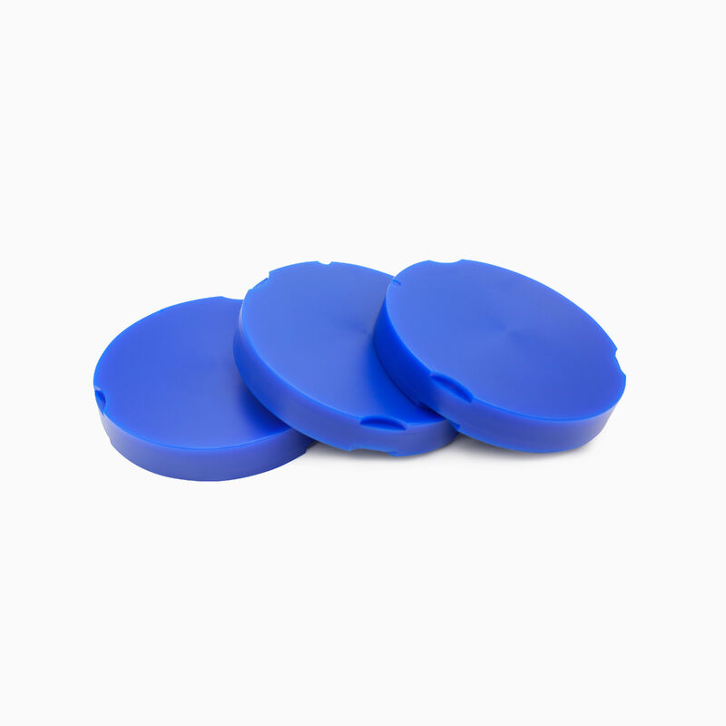 Прочные стабильные восковые блоки Dental Wax Disc, совместимые с фрезерными станками открытой системы, обеспечивающие чистое выжигание и легкую резьбу.