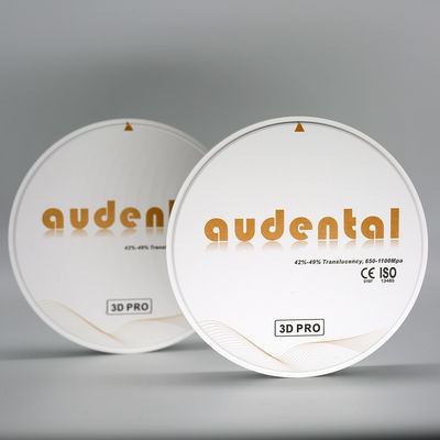 Разнослоистый зубоврачебный блок Zirconia с Flexural прочностью & Translucency для продажи B2B