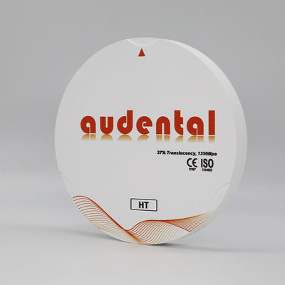 HT/DHT Белый стоматологический блок из диоксида циркония Audental Dental Lab 16 жидкостей для окрашивания 1350 МПа 3/4 единичных мостовидных протеза
