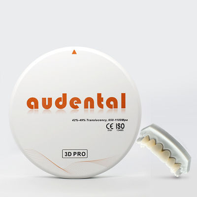 Audental 1100MPa Super Esthetics Белый цирконийный блок для стоматологических фрезерных материалов