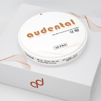 Audental Керамический Стоматологический Cad Cam Цирконий Блок Белый ST 3D PRO Цирконий Диск