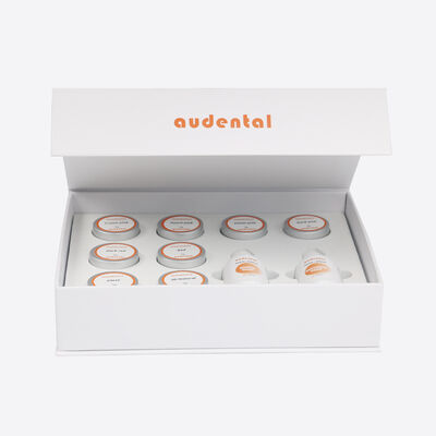 Dental Lab Equipment Featuring Stain and Glaze Paste Set for Smooth Handling Controlled Application and Shade Reproduction